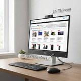 Dell All In One 24 Inch Dell Computer Zoom Webcam Speakers 32GB 1TB EG 