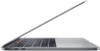 Refurbished Space Gray Apple MacBook Pro 13 laptop with Intel Core i5 2.30GHz processor, 8GB RAM, and 500GB SSD storage, viewed from a