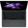 Refurbished Angle view of laptop showing 13 Retina display, Intel Core i5-7360U 2.3GHz processor, and 8GB RAM.