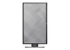 Refurbished Rotating Dell HDMI monitor with 24-inch screen, thin bezel and metallic stand design.