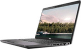 Refurbished The laptop is positioned at an angle, showing its keyboard and trackpad, as well as a colorful landscape on the screen thats