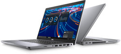 Refurbished Dell Latitude 5420 i7 14 Full HD Windows 11 Pro Ultrabook Laptop, viewed from a top angle showcasing the screen with