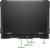  Dell Latitude 5420 Rugged 14'' Toughbook Outdoor Laptop Webcam + Carrying Handle 
