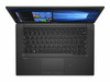 Refurbished Side view of Dell Latitude 7490 laptop showing touchpad, trackpad buttons, and keyboard keys.