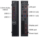 Refurbished Dell OptiPlex 3070 Micro i5-9500T 16GB RAM SSD Windows 11 Pro Mini PC