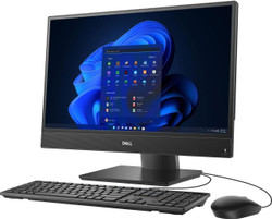 Refurbished The image showcases a Dell OptiPlex 3280 All-In-One desktop computer, equipped with an Intel Core i5-10500T 6-core processor