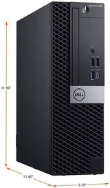  Dell Optiplex 5060 SFF Core i7 12GB RAM Dual Hard Drives Windows 11 PC 