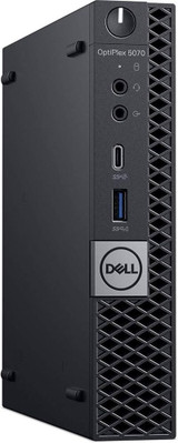 Refurbished Dell OptiPlex 5070 Micro i5 16GB RAM 256GB SSD Plus 1TB Windows 11 Pro Tiny Desktop PC