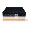 Refurbished The front view of a refurbished Dell OptiPlex 5070 Micro i7 desktop computer showing the Intel i7-9700T processor, 16GB DDR4