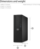  Dell Optiplex Core i5 Small Form Compact Computer PC Linux Mint OS 