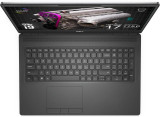 Refurbished Right side view of a Dell Precision 7550 i7 15.6 workstation laptop, showing keyboard and touchpad closeup.