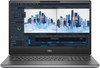 Refurbished Left side view: Open laptop showing 17.3 display with cityscape, RAM indication label closeup, USB-C port, HDMI, headphone