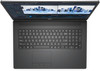 Refurbished Front view of a Dell Precision 7760 workstation laptop showing a 17.3 display, numeric keypad, and touchpad.