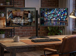  Dell UltraSharp U2412H Dual Monitor Setup 48'' Display Real Estate Package 