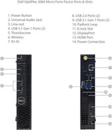 Dell Discounted Mini PC Dell Windows 11 Desktop Computer OptiPlex 3060 Micro 