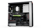 Refurbished Front panel of a desktop computer showing RAM, storage, and branding details.