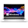 Refurbished HP EliteBook 845 G7 AMD Ryzen 7 Pro 4750U processor, 16GB DDR4 RAM, 256GB NVMe SSD storage on 14-inch display.