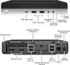  HP EliteDesk 800 G5 Micro Core i5 Windows 11 Pro Tiny PC Dual Monitor Supports 