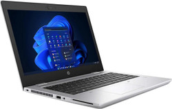 Refurbished HP ProBook 640 G5 i5 16GB Windows 11 Pro 14-inch business laptop, dark silver with blue screen wallpaper