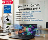  Lenovo ThinkPad X1 Carbon Core i7 32GB 14" Touchscreen Laptop Ultrabook 