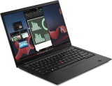 Refurbished The image displays a Lenovo ThinkPad X1 Carbon laptop with its lid partially opened, revealing the screen and the...