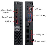 Dell Mini PC Dell OptiPlex 7060 Micro i5 SSD Windows 11 Pro Desktop Tiny Computer 