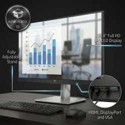 HP NEW HP EliteDisplay E24 G4 24" Slim Bezel IPS Display Monitor HDMI DisplayPort 