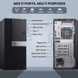 Dell Powerful Dell OptiPlex Core i7 Tower PC | 16GB + 256GB SSD + DVDRW + AMD Graphics 