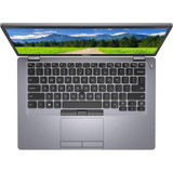 Refurbished The image depicts a Dell laptop computer with an Intel Core i5 10th Gen processor and 32GB RAM, as indicated by the product