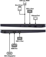 Dell Lightweight Dell Latitude i7 Windows 11 Pro 13.3" FHD Touchscreen Laptop Only 2.6 lbs 
