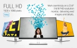HP NEW HP EliteDisplay E24 G4 24" Slim Bezel IPS Display Monitor HDMI DisplayPort 